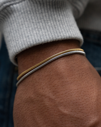 2mm Snake Bracelet